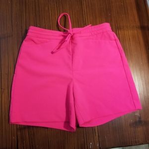 Hot pink shorts